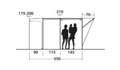 Outwell Newburg 260 Drive Away Awning 20 Outwell Newburg 260 Drive Away Awning -World Of Camping 111102 newburg 260 drawing other4