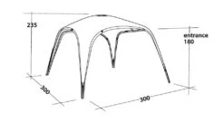 Outwell Summer Lounge M Package -World Of Camping 111136 summer lounge m drawing perspective 2 1