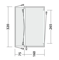 Outwell Lakecrest Drive Away Awning -World Of Camping 111166 lakecrest drawing floorplan3