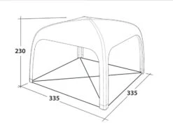 Outwell Air Shelter -World Of Camping 111222 air shelter drawing perspective2