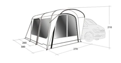 Outwell Wolfburg 380 Drive Away Air Awning -World Of Camping 111247v22 061 720