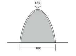 Outwell Free Standing Inner Tent L -World Of Camping 111340 free standing inner l drawing other4