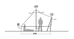 Robens Klondike Tent -World Of Camping 130189 klondike drawing elevation 4 4