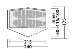 Robens Starlight 2 Tent -World Of Camping 130259 starlight 2 drawing floorplan 3
