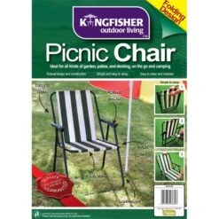 Kingfisher Folding Lightweight Picnic Camping Chair 9 Kingfisher Folding Lightweight Picnic Camping Chair -World Of Camping 6188