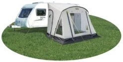 Quest Falcon 260 Poled Porch Caravan Awning -World Of Camping a3501 fullsize
