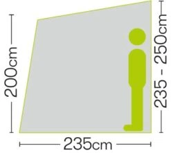 Quest Falcon Air 325 Porch Awning -World Of Camping a3502a 6 photo