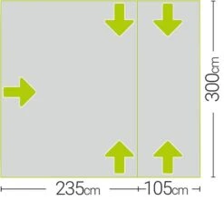 Quest Falcon 300 Low Poled Drive Away Awning 7 Quest Falcon 300 Low Poled Drive Away Awning -World Of Camping a3507 7 midsize