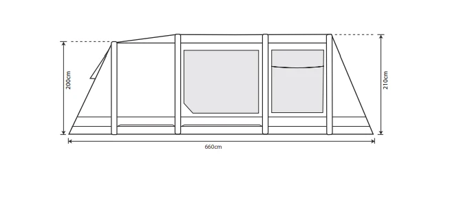 Outdoor Revolution Airedale 5.0S Tent Package 2 Outdoor Revolution Airedale 5.0S Tent Package - Image 2