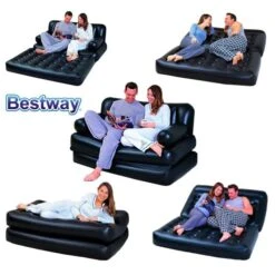 Bestway Double 5 In 1 Multifunctional Couch Bed -World Of Camping bestway double 5 in 1 multifunctional couch bed5