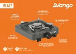 Vango Blaze Single Hob -World Of Camping blaze hr medium