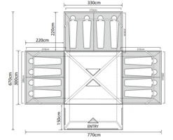 Outdoor Revolution Camp Star 1200 Air Tent Bundle (2022) 24 Outdoor Revolution Camp Star 1200 Air Tent Bundle (2022) -World Of Camping campstar 1200 1 1