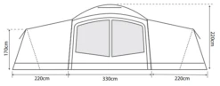 Outdoor Revolution Camp Star 1200 Air Tent Bundle (2022) 25 Outdoor Revolution Camp Star 1200 Air Tent Bundle (2022) -World Of Camping campstar 1200 2