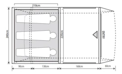 Outdoor Revolution Camp Star 350 Air Tent Bundle (2022) -World Of Camping campstar 350 2 1