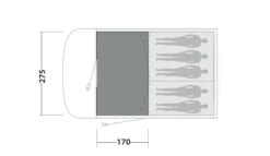 Easy Camp Palmdale 500 Lux Tent Carpet (275cm X 175cm) -World Of Camping carpet palmdale 500 500 lux