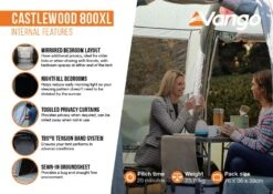 Vango Castlewood 800XL Tent Package -World Of Camping castlewood 800xl infographic2