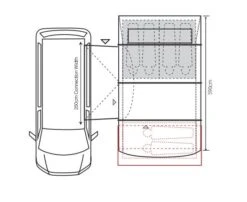 Outdoor Revolution Cayman Cacos Air SL Low Driveaway Awning -World Of Camping cayman cacos air sl 9main 1
