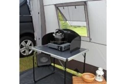 Outdoor Revolution Outhouse Handi Low Drive Away Awning -World Of Camping cayman handi cooking area