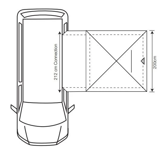 Outdoor Revolution Outhouse Handi Mid Drive Away Awning 2 Outdoor Revolution Outhouse Handi Mid Drive Away Awning - Image 2