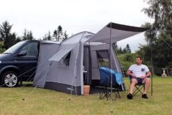 Outdoor Revolution Outhouse Handi Low Drive Away Awning -World Of Camping cayman outhouse optional canopy