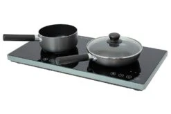 Outdoor Revolution Double Induction Cooker - 800 + 800W (EU Converter) -World Of Camping cook2126 doubleinductionhob l3