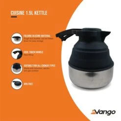 Vango Cuisine 1.5 Ltr Kettle Deep Grey 8 Vango Cuisine 1.5 Ltr Kettle Deep Grey -World Of Camping cuisine 1.5l kettle deep grey low res medium