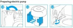 Thetford Porta Potti 565E Excellence Electric Flush Toilet -World Of Camping electricpump