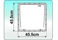 Fiamma 400 X 400 Roof Vent White 11 Fiamma 400 X 400 Roof Vent White -World Of Camping fiamma vent plan2