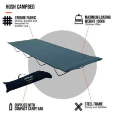 Vango Hush Campbed -World Of Camping hush campbed infographic hi