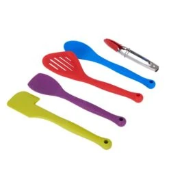 Colourworks 5 Piece Silicone Kitchen Utensils Set -World Of Camping igjpd64qbzutlkl1kxxb 51144