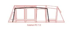 Outdoor Revolution Kalahari PC 7.0 Side Sun Wing -World Of Camping kalahari sun wing 2 1 1