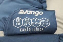 Vango Kanto Junior Ink Blue Sleeping Bag -World Of Camping kanto junior 2 1