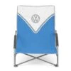 Volkswagen Blue Campervan Folding Low Camping Chair