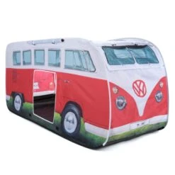 Volkswagen VW Campervan Kids Red Pop Up Tent -World Of Camping ol0180 2 3