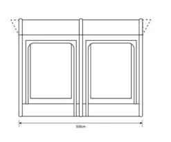 Outdoor Revolution Sportlite Caravan/Motorhome Air 320L Awning -World Of Camping orca1001 floorplan copy
