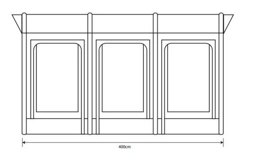Outdoor Revolution Sportlite Air 400 Awning 2 Outdoor Revolution Sportlite Air 400 Awning - Image 2