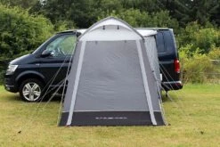 Outdoor Revolution Outhouse Handi Low Drive Away Awning -World Of Camping orda12000 caymanouthouse handi l7