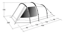 Outwell Dash 4 Tent -World Of Camping outwell dash4 tent dimensions