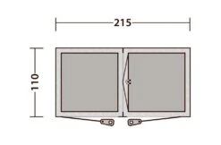 Outwell Seahaven Comfort Station Double Utility Tent -World Of Camping outwell seahaven comfort station double utility tent 3