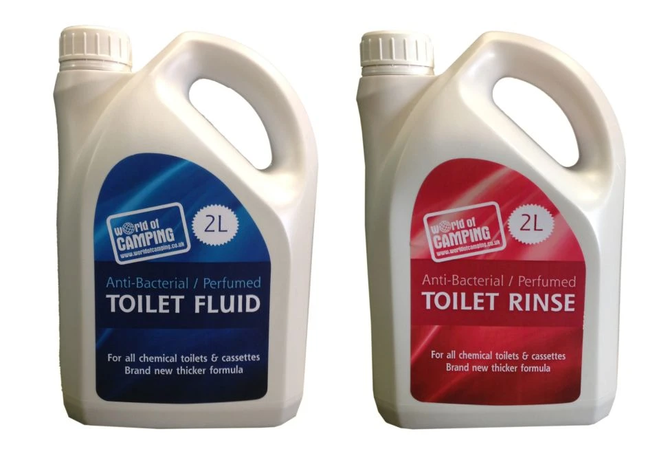 WoC Blue 2 Ltr & Pink 2 Ltr Toilet Fluid Package 1 WoC Blue 2 Ltr & Pink 2 Ltr Toilet Fluid Package