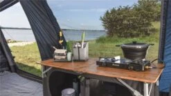 Outwell Padres Double Kitchen Table -World Of Camping padres double kitchen lifestyle