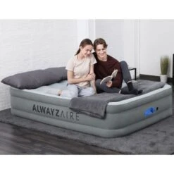 Bestway AlwayzAire Queen Airbed Built-In Dual Pump -World Of Camping queen alwayzaire airbed4