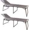 Pair Of Quest Elite Naples Pro Loungers