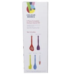 Colourworks 5 Piece Silicone Kitchen Utensils Set -World Of Camping rpso2c0hlu6savolyhjt 12704