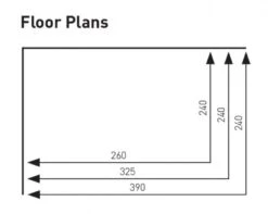 Sunncamp Swift Air Sun Canopy 325 -World Of Camping swift air sun canopy floor plan 1