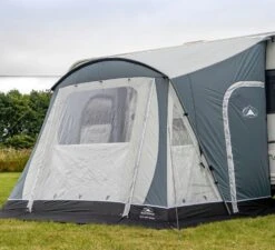 Sunncamp Swift 260 Deluxe SC Caravan Awing -World Of Camping swiftdeluxe260sc 9sq