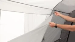 Easy Camp Wimberly Drive Away Awning -World Of Camping toggle up curtains