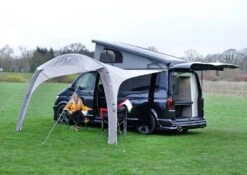 Vango AirBeam Sky Canopy 2.5m -World Of Camping vango 2020 lifestyle awning additions sky canopy airbeam hi 6