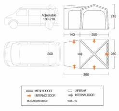 Vango Tailgate AirHub Low Awning 21 Vango Tailgate AirHub Low Awning -World Of Camping vango tailgate airhub dimensions