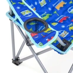 Volkswagen Kids Blue Camping Chair -World Of Camping vw kids chair 3